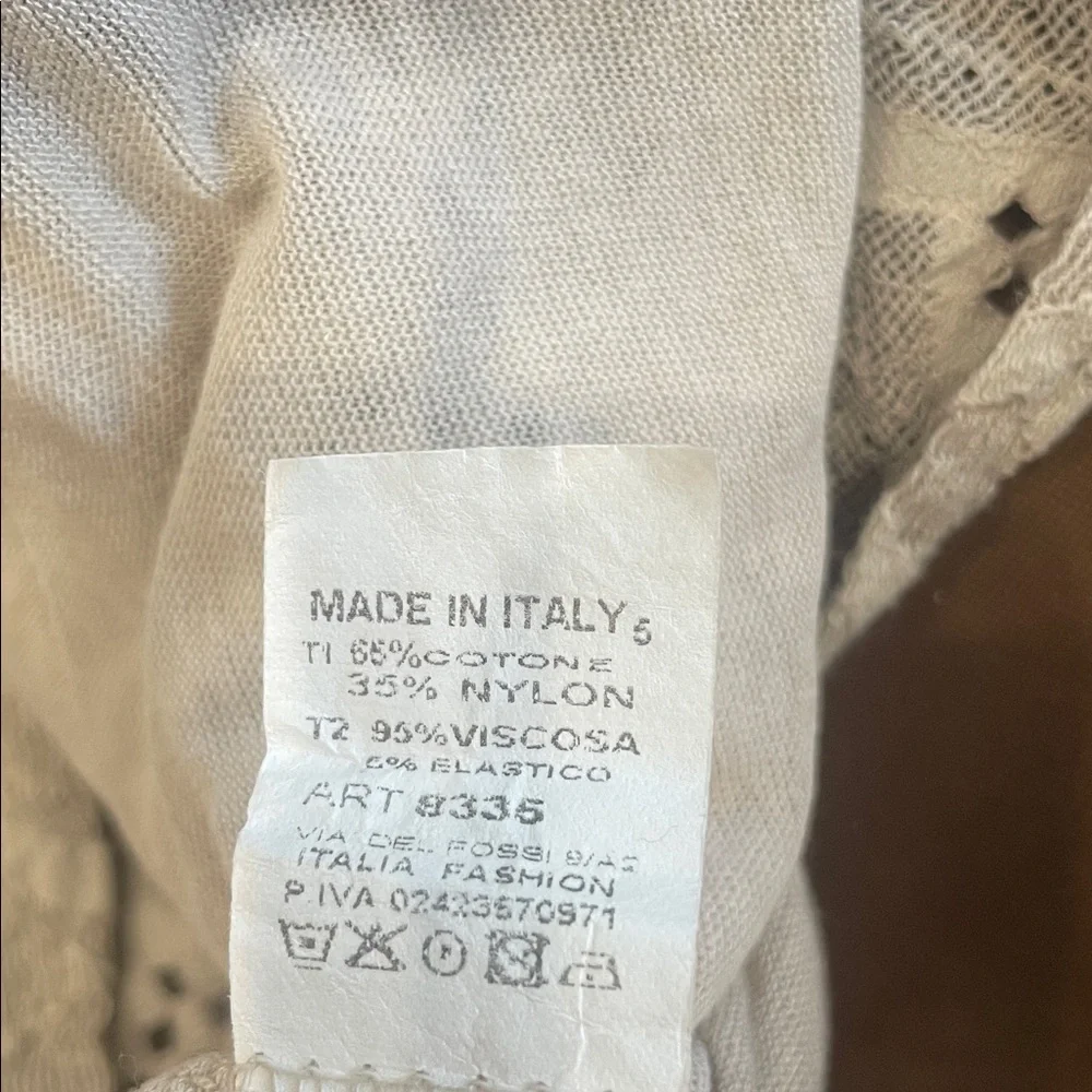 🇮🇹 Elegant Beige Knit Backless Dress • Made in Italy • Size Small - Picture 16 of 17